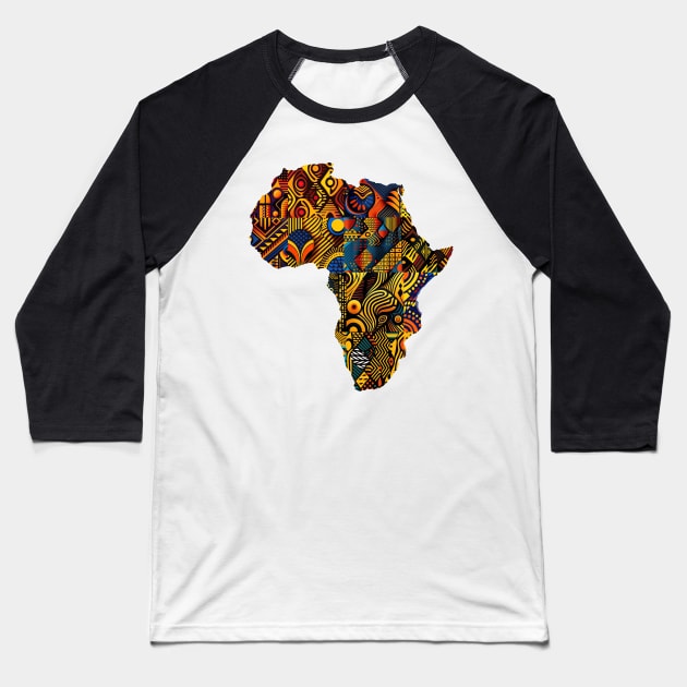 african savanna africa pattern Baseball T-Shirt by Micapox